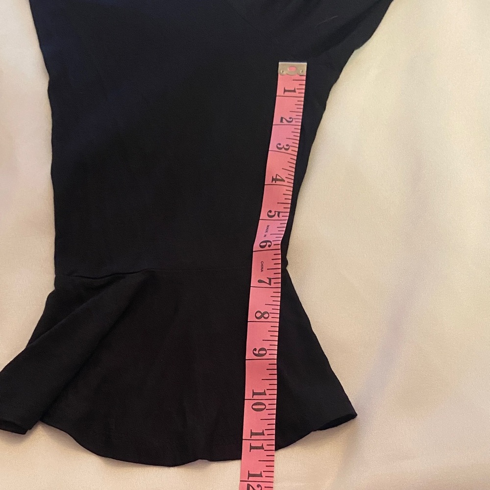 Apt. 9 Black Tunic with Orange Floral Embroidery - Picture 7 of 9